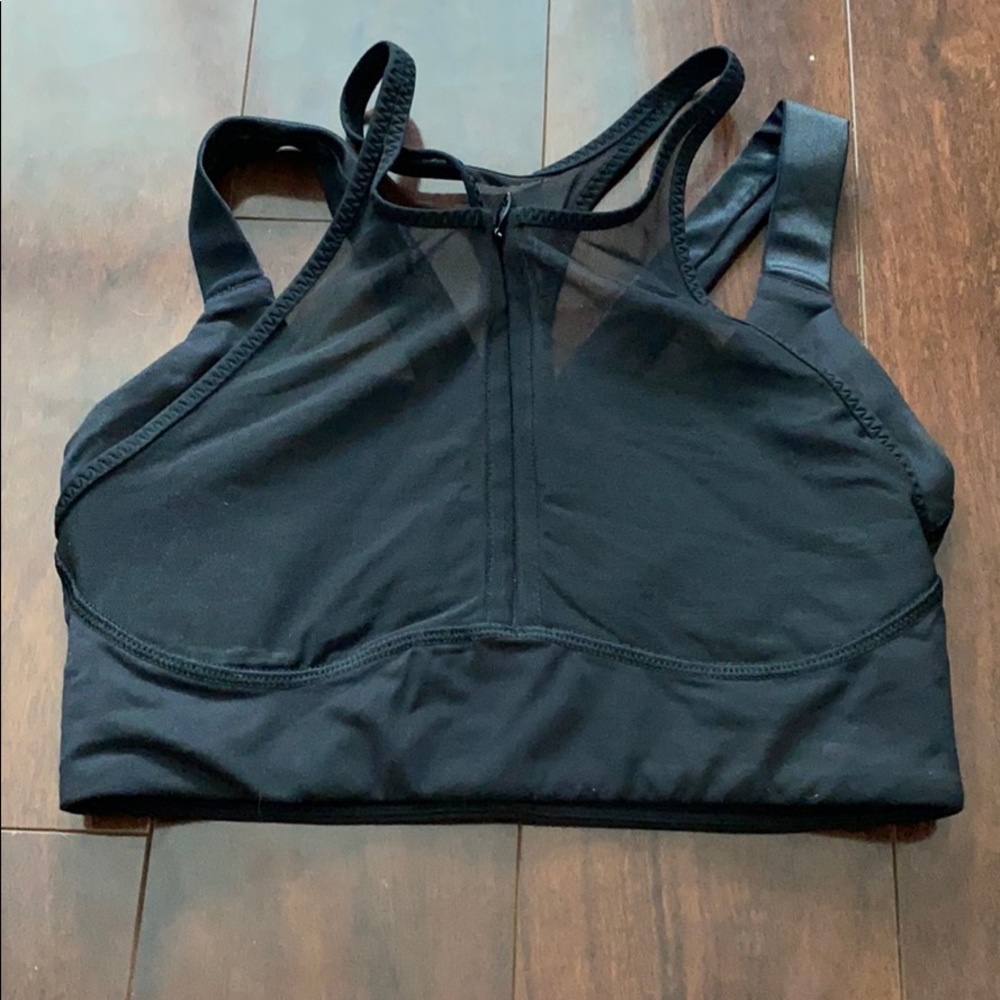 RARE Lululemon front zip sports bra